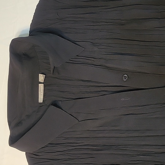 Apt. 9 Woman Black Stretch Shirt, Size 3X - Picture 3 of 8